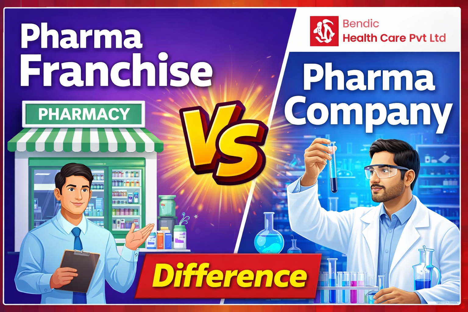 Pharma Franchise Vs Pharma Company Difference