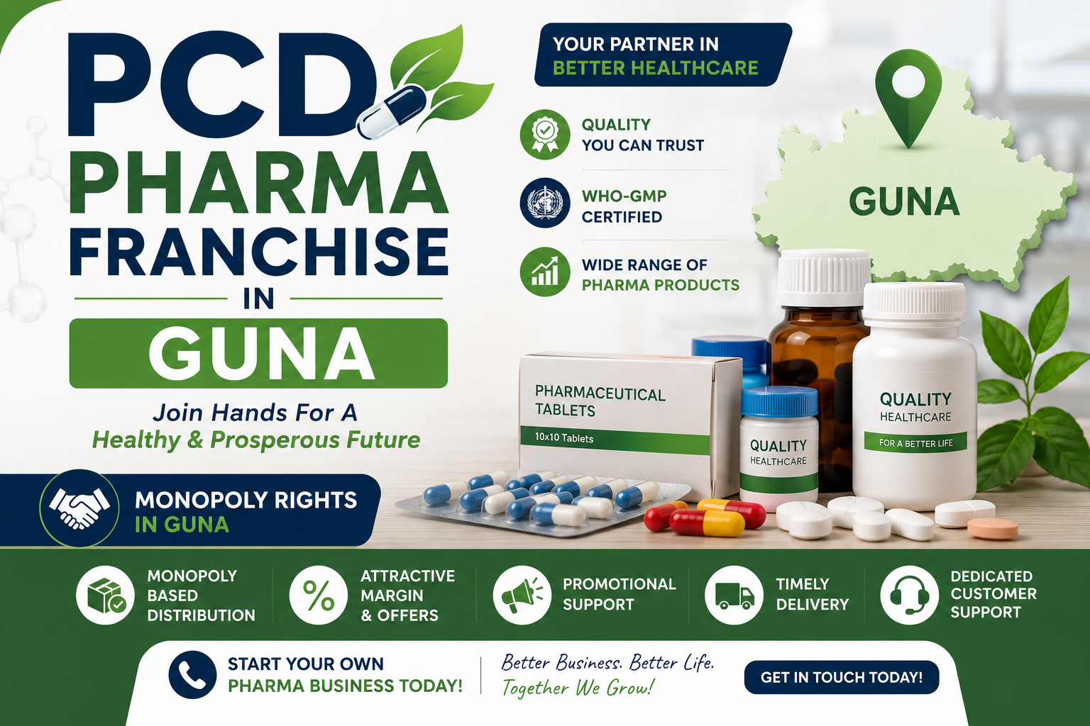 PCD Pharma Franchise in Guna