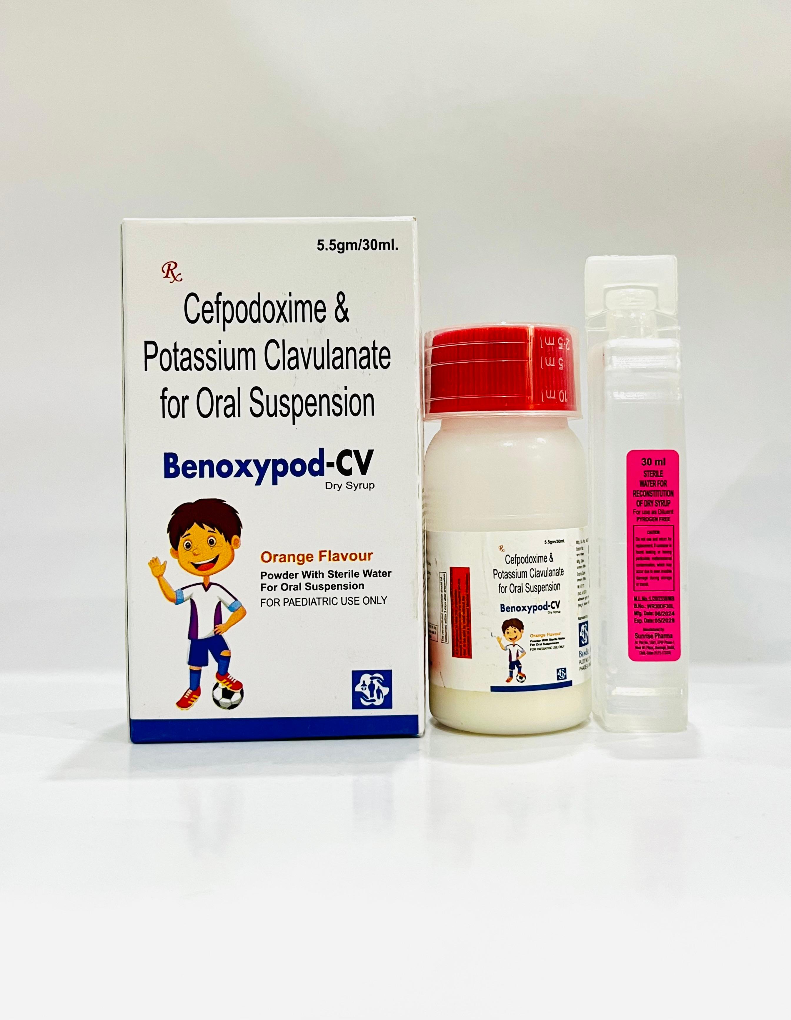 Pharma Cefpodoxime Proxetil Clavulanate For Oral Suspension
