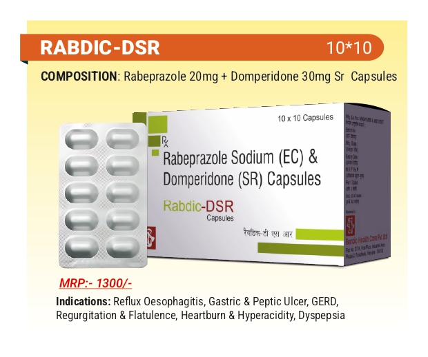 Rabeprazole Sodium & Domperidone (SR) Capsules