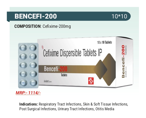 Cefixime Tablets IP 200 mg