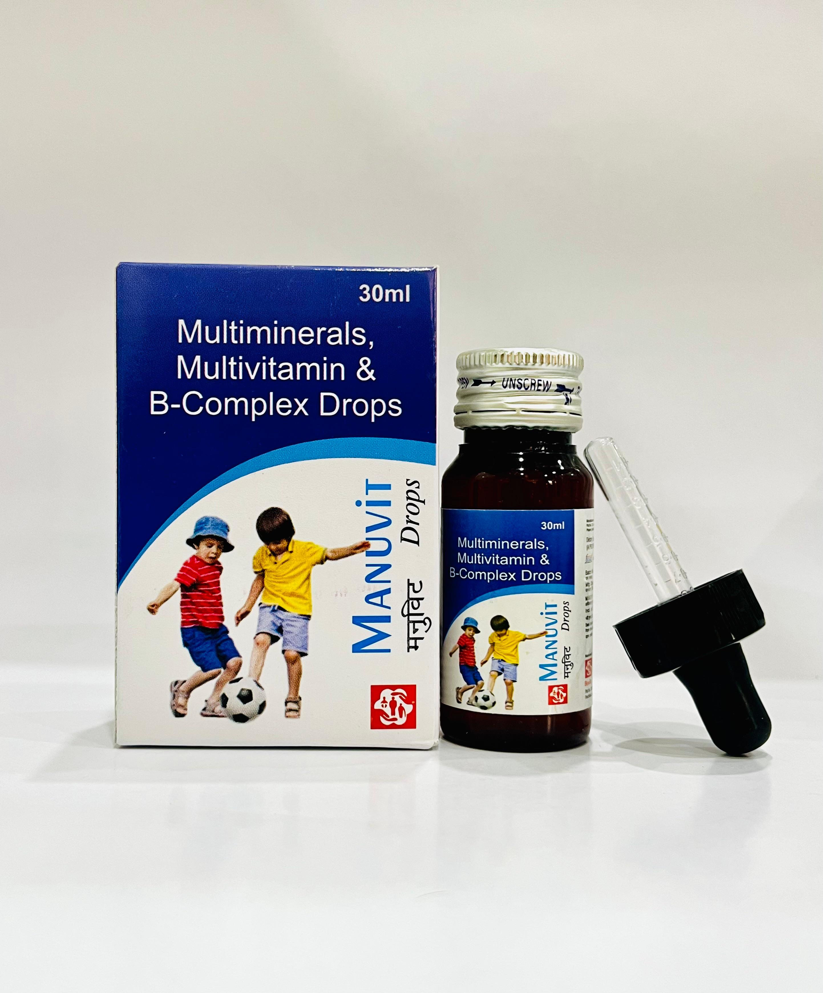 Pharma Multiminerals, Multivitamins & B-Complex Drops