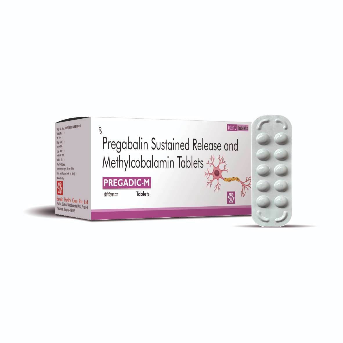 Pregabalin Sustained Release and Methylcobalamin Tablets