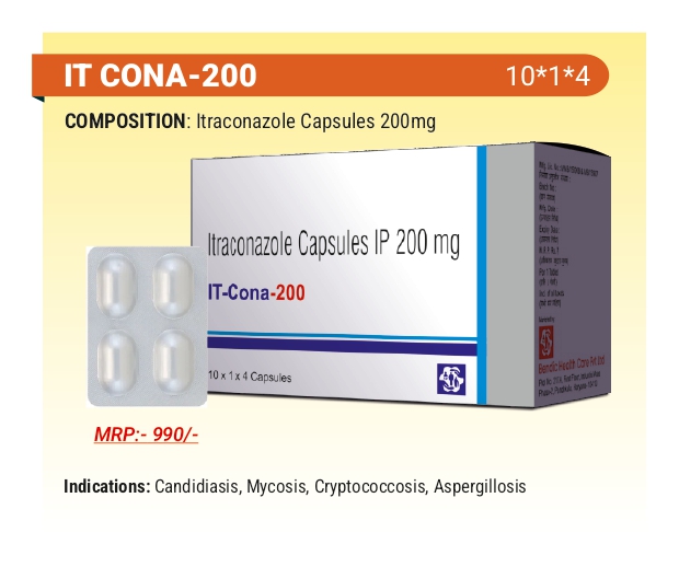 Itraconazole Capsules 200mg