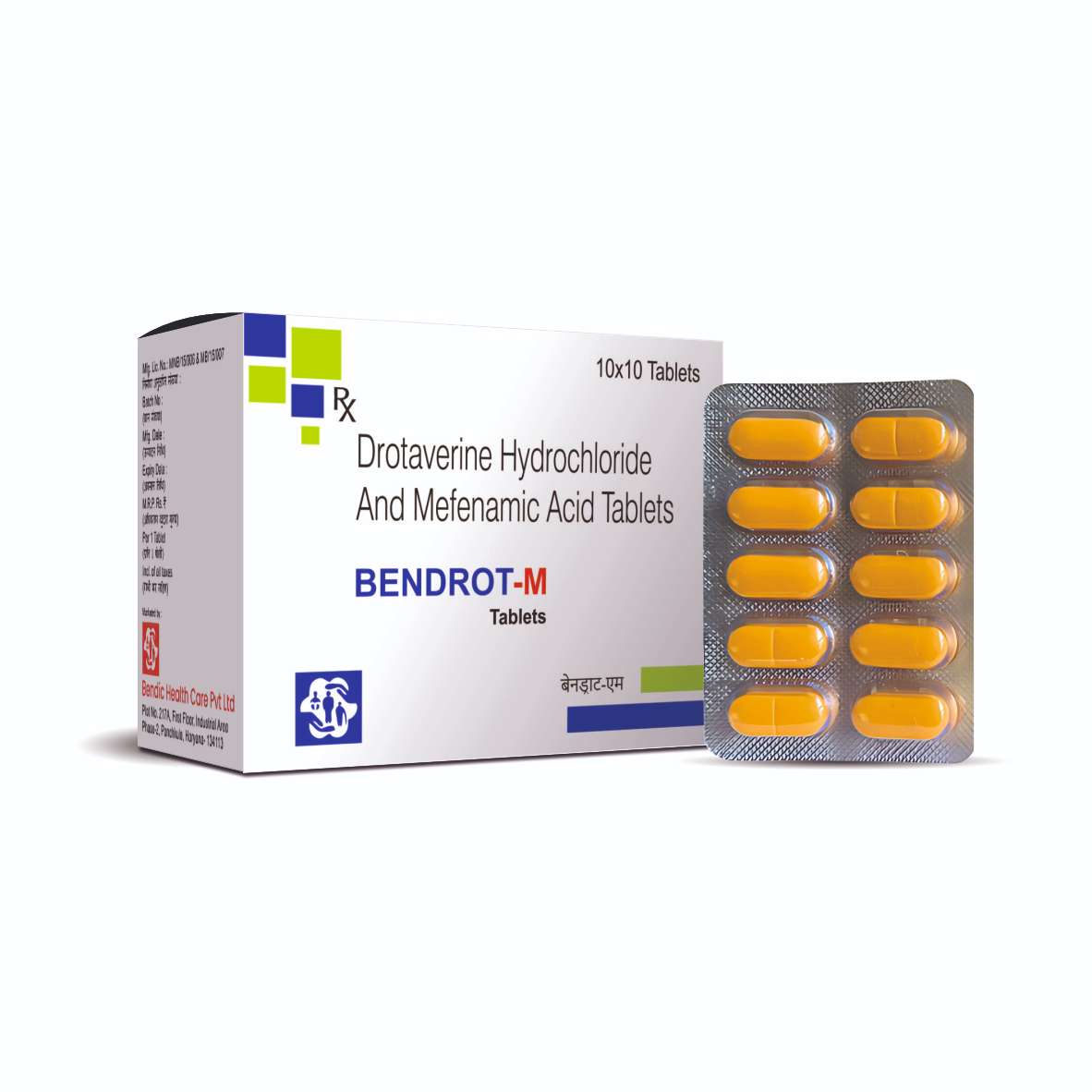 Drotaverine Hydrochloride & Mefenamic Acid Tablets