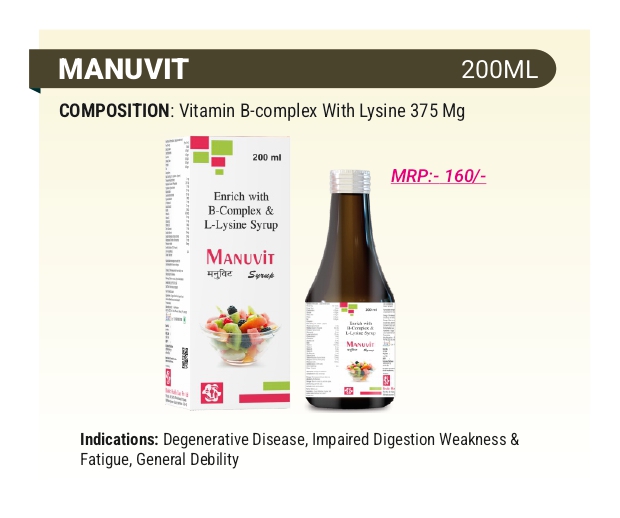 Enrich with B-Complex & L-Lysine Syrup