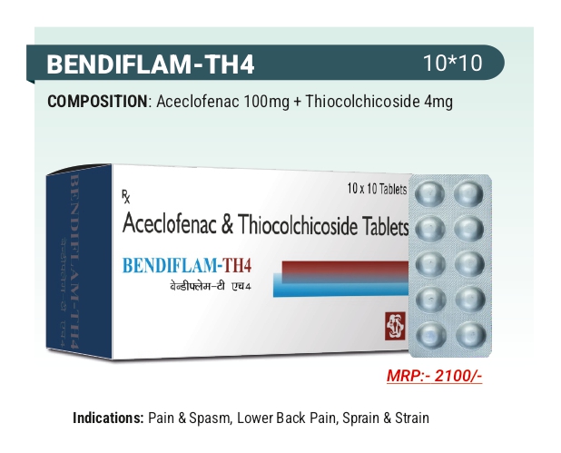 Aceclofenac & Thiocolchicoside Tablets