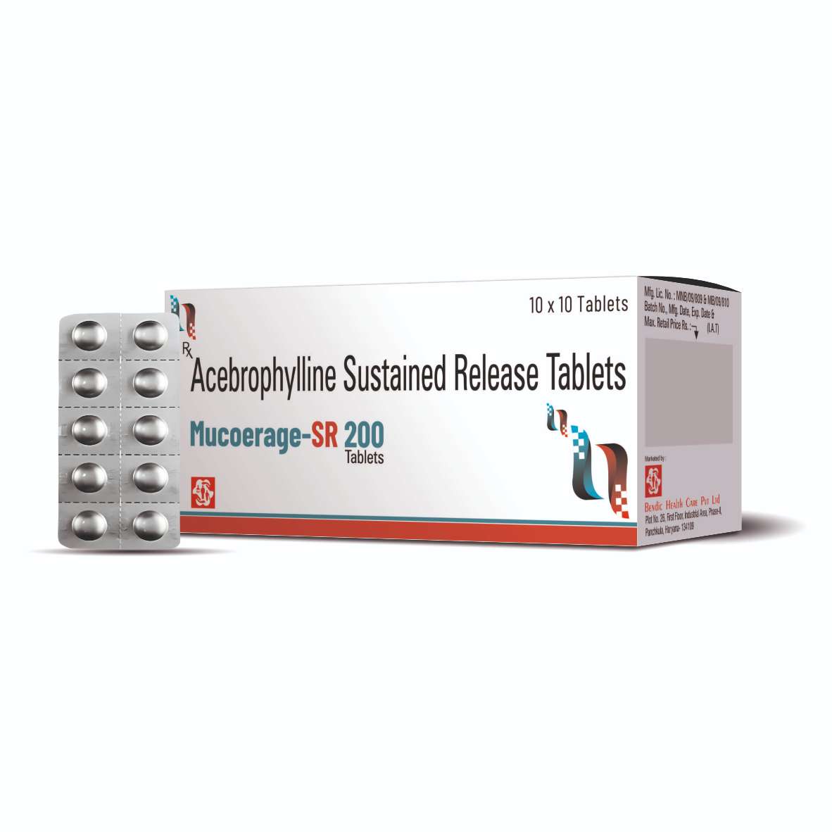 Acebrophylline Sustained Release Tablets