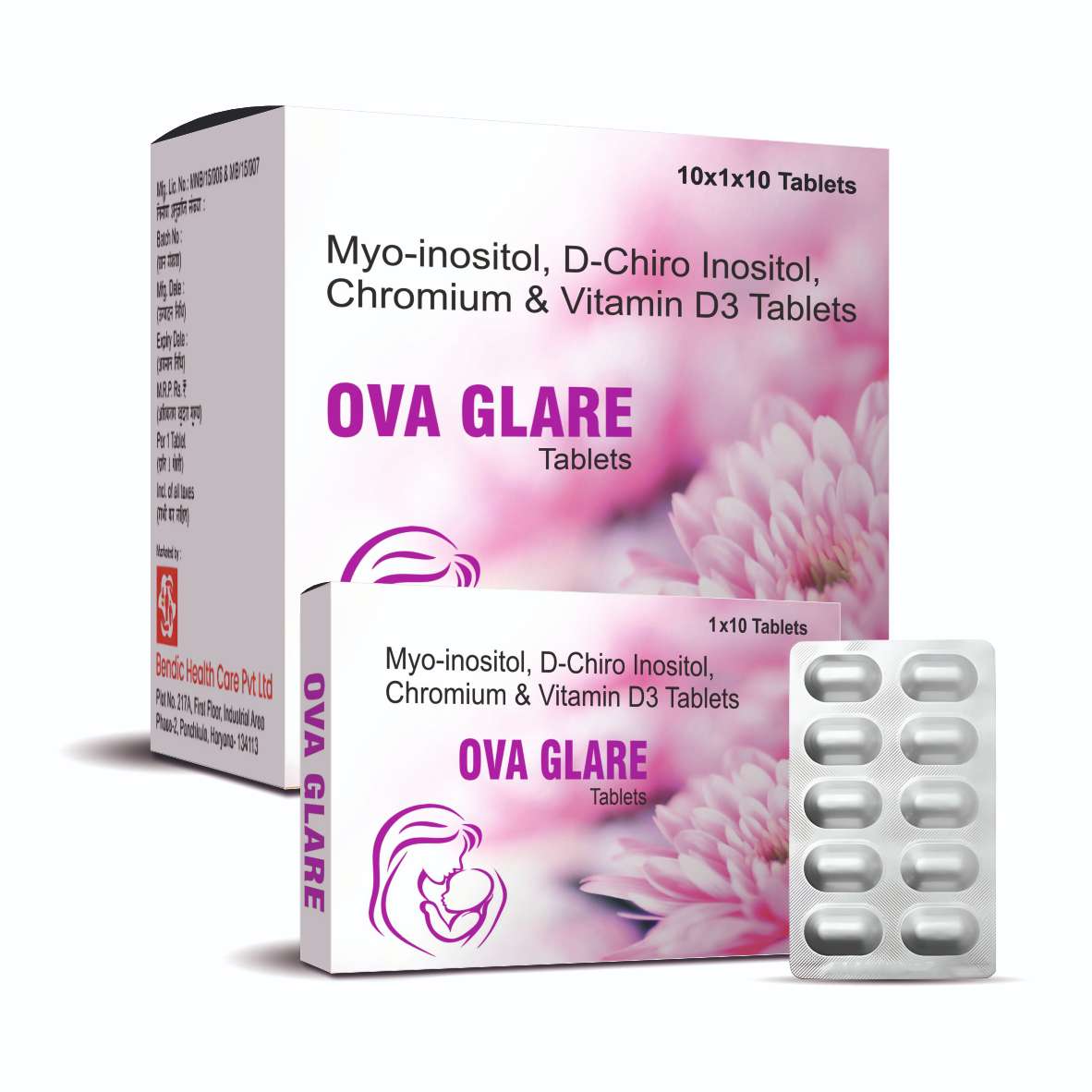 Pharma Myo-Inositol, D-Chrio Insoitol, Chromium & Vitamin D3 Tablets