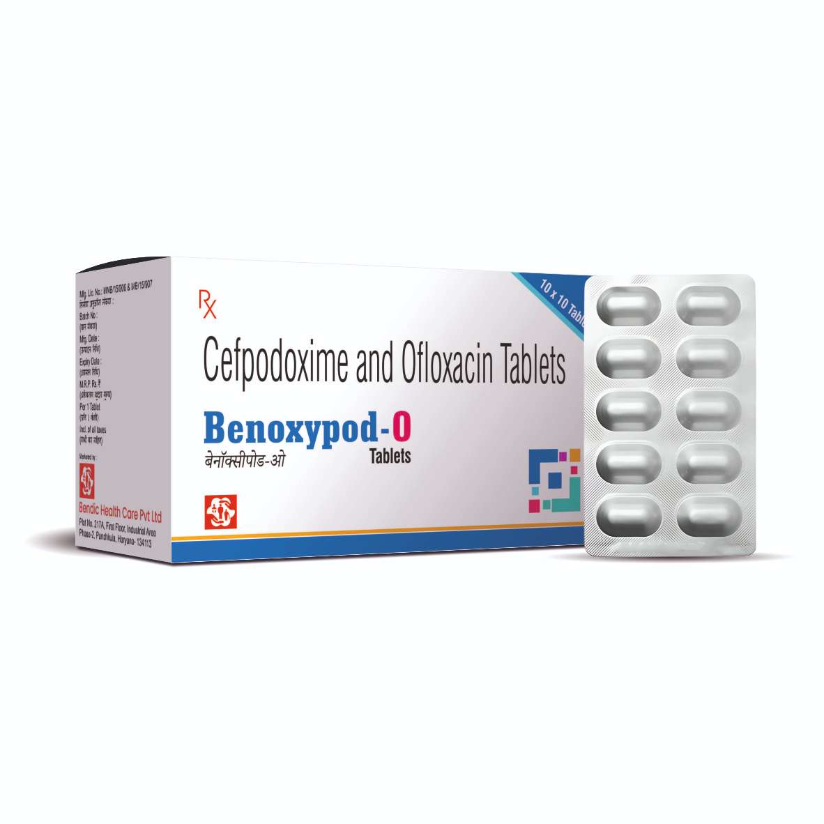 Pharma Cefpodoxime and Ofloxacin Tablets