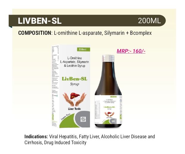 L-Ornithine L-Asparate, Silymarin & Lecithin Syrup