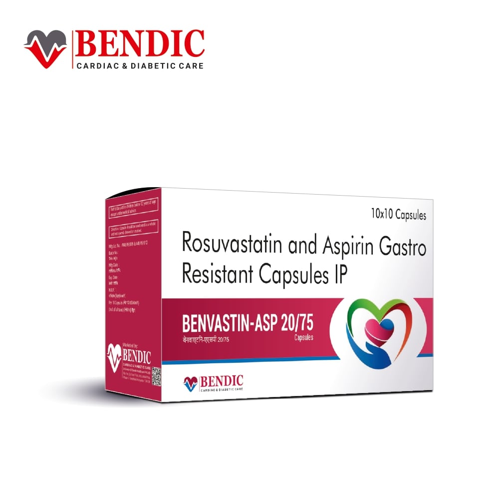 Pharma Rosuvastatin And Aspirin Gastro Resistant Capsules IP