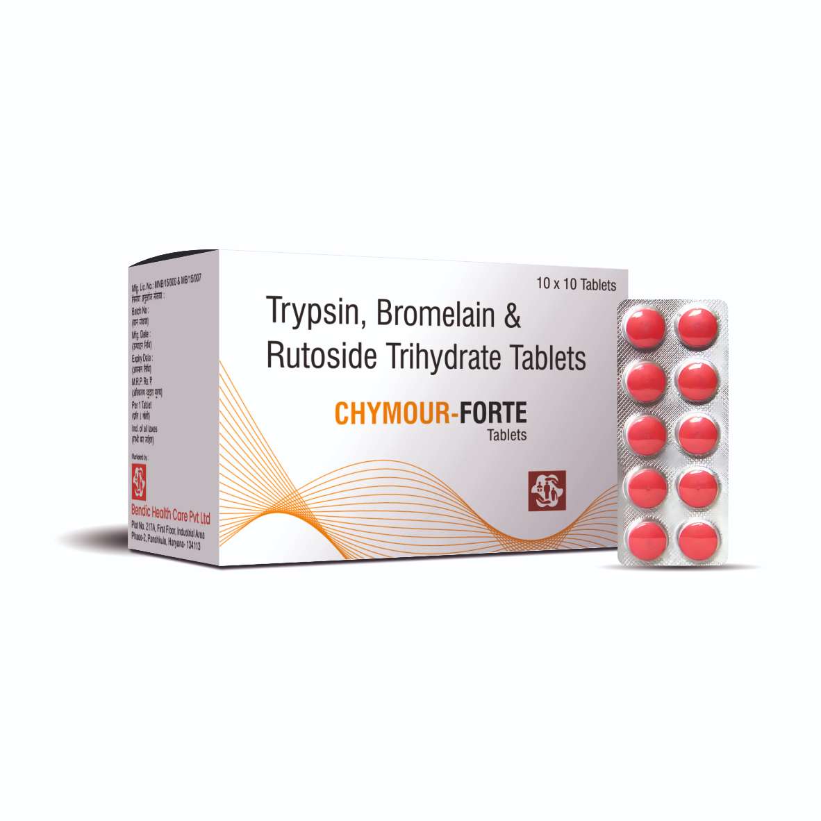 Pharma Trypsin, Bromelain & Rutoside Trihydrate Tablets