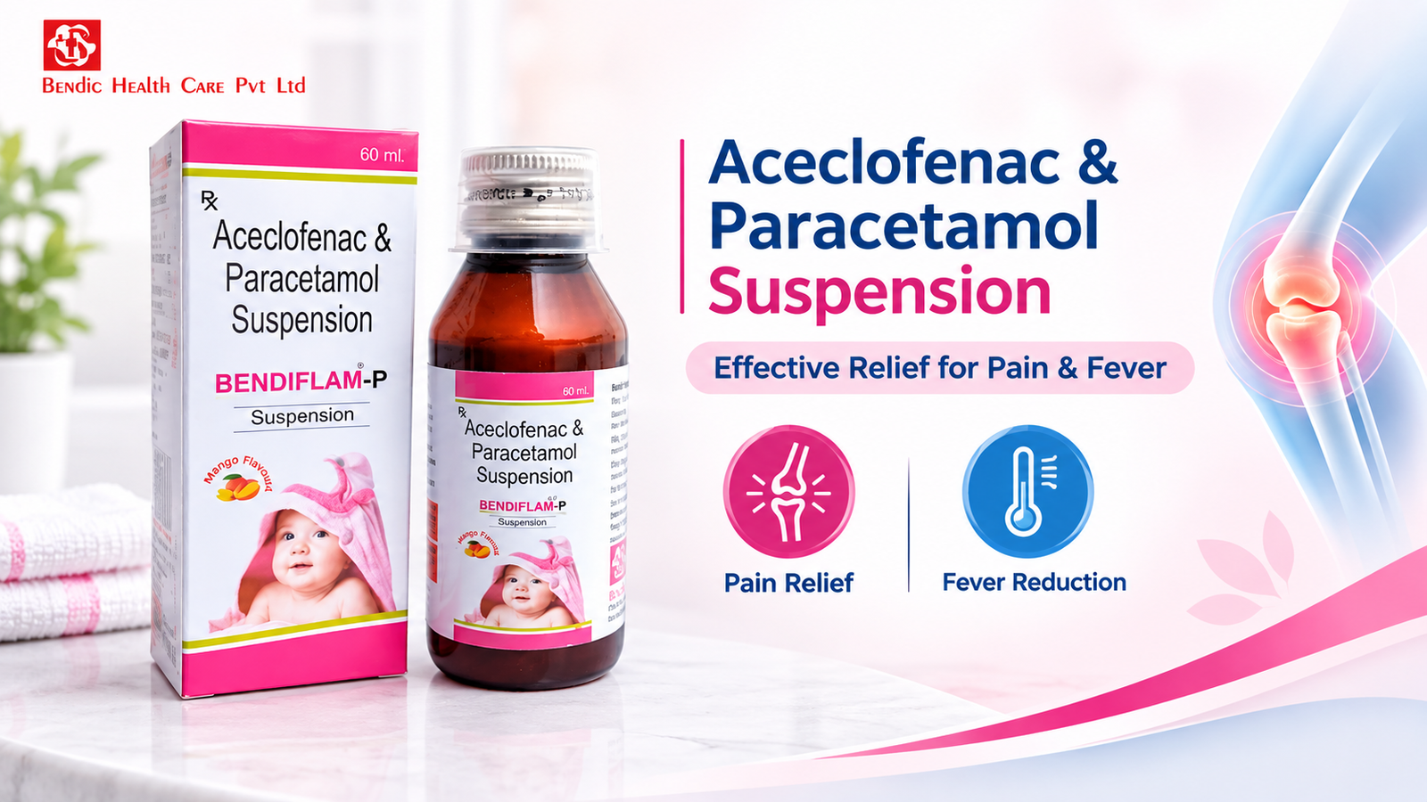 Pharma Aceclofenac & Paracetamol Suspension