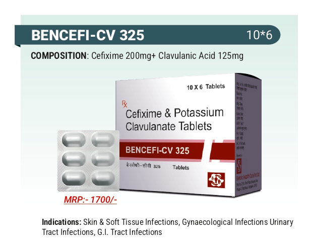 Cefixime & Potassium Clavulanate Tablets