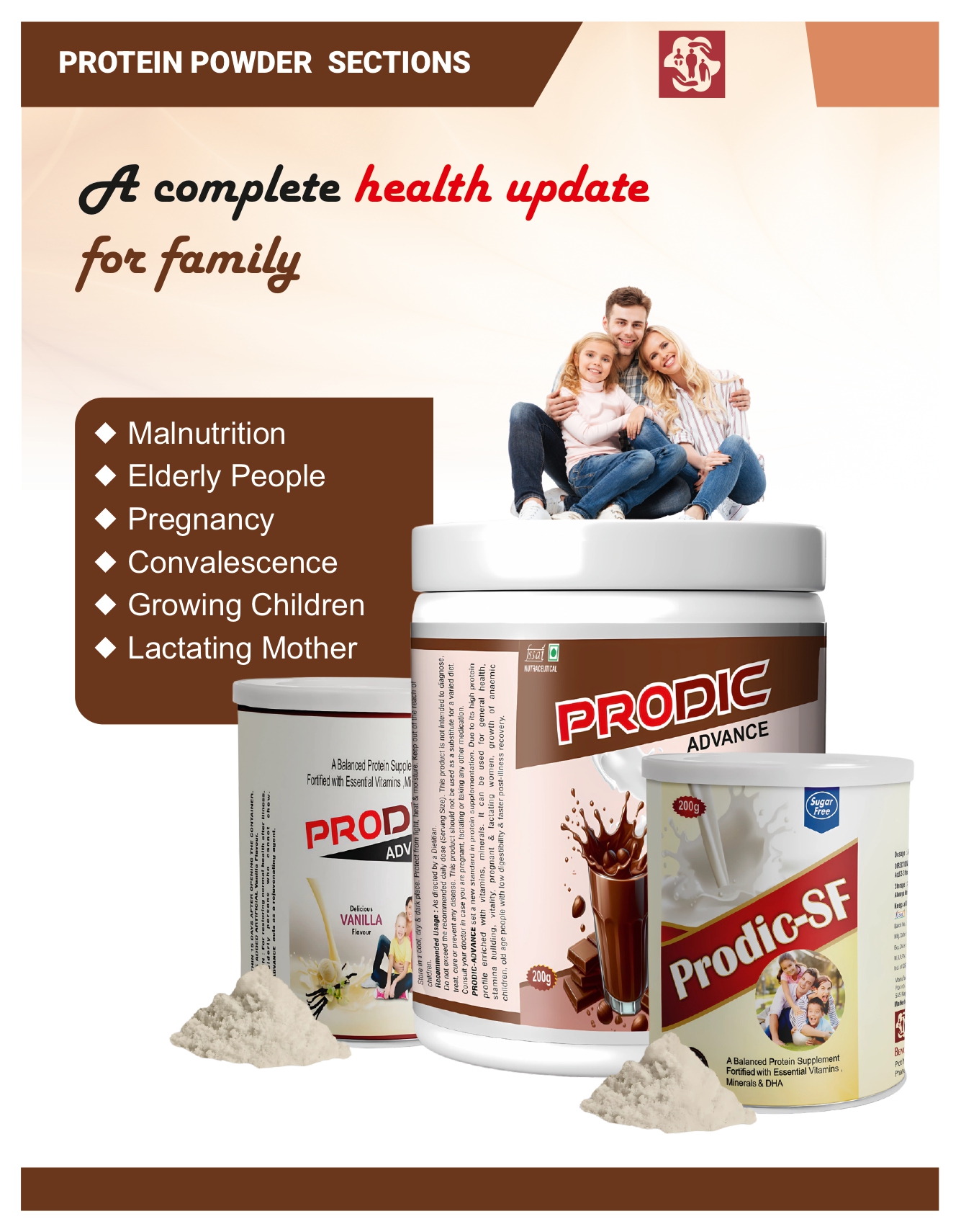 A Balanced Protein Supplement Fortified with Essential Vitamins, Minerals & DHA