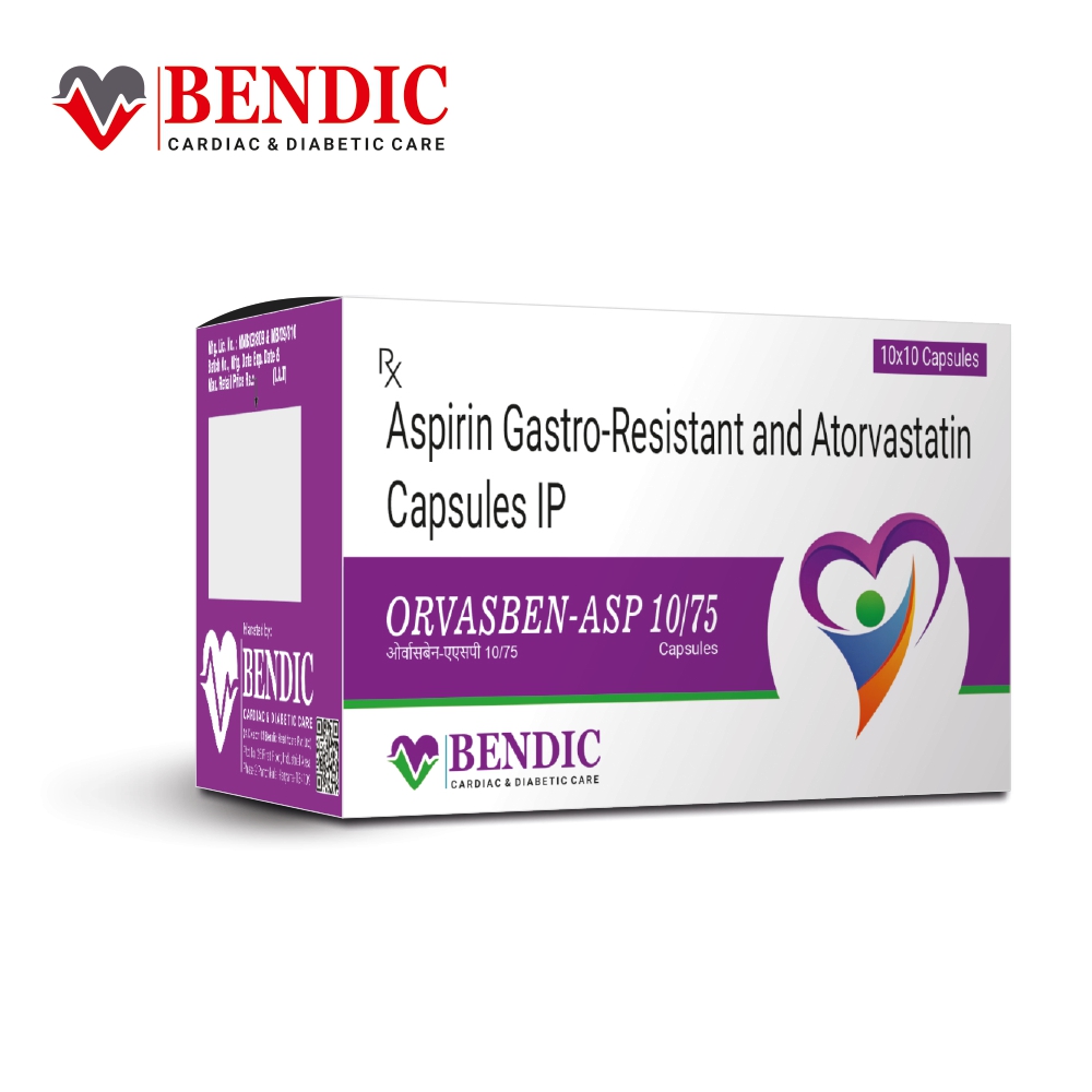 Pharma Aspirin Gastro-Resistant And Atorvastatin Capsules
